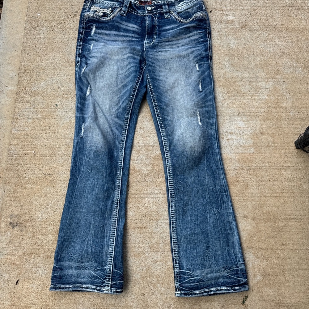 Rock Revival Blue Boot Cut Jeans